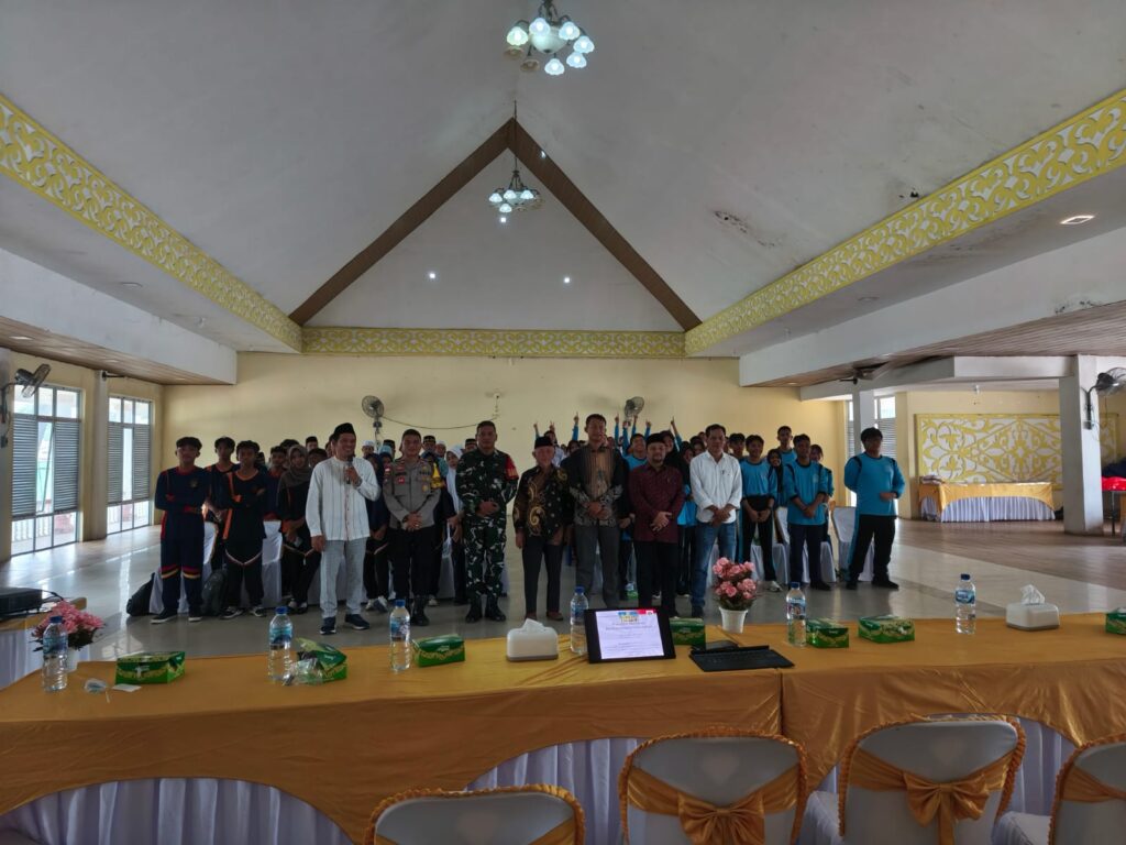 Pembekalan ideologi dan nasionalisme untuk pelajar guna mencegah ajaran radikalisme di di Gedung Nasional Tanjunguban, Bintan pada Kamis (21/8)